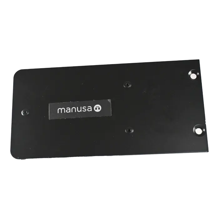 Flasque acier noir pour capot visio100 et visio100plus (la paire)