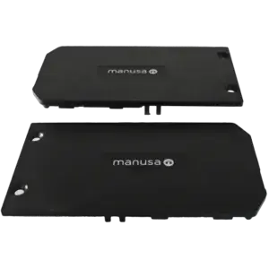 Flasque pvc noir pour capot activa (la paire)