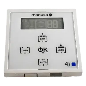 Sélecteur optima plus pour Visio plus façade blanche manusa