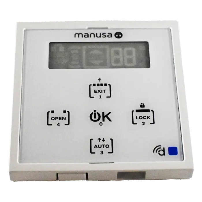 Sélecteur optima plus pour Visio plus façade blanche manusa