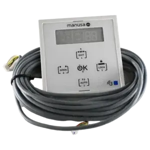 Sélecteur optima plus pour Visio plus façade blanche manusa