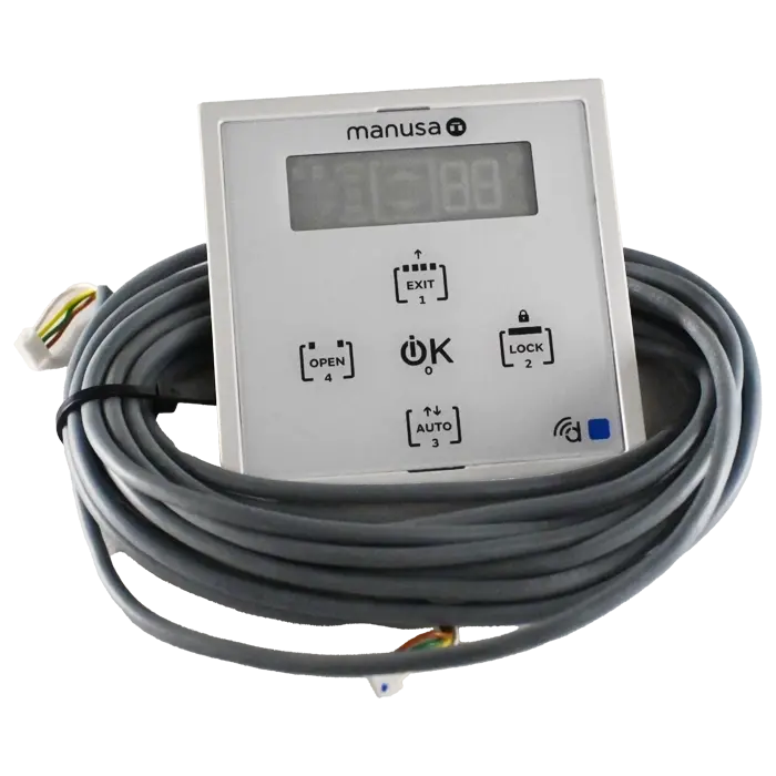 Sélecteur optima plus pour Visio plus façade blanche manusa